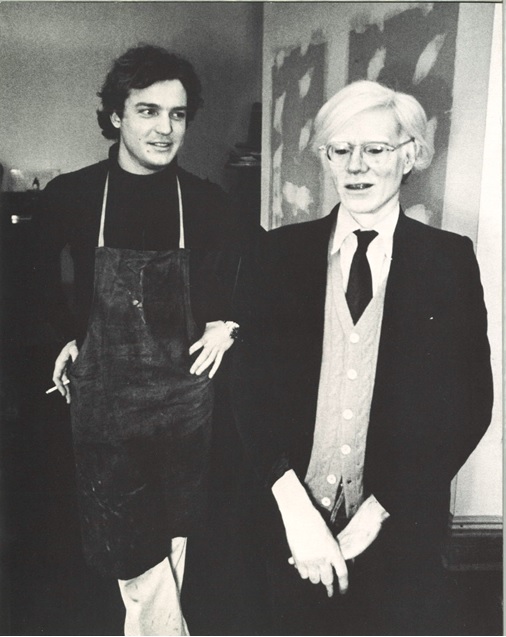 Coe Kerr Gallery, Cover image of the brochure for the exhibition Andy Warhol & Jamie Wyeth Portraits of Each Other, 1976. The Phyllis and Jamie Wyeth Collection, Delaware